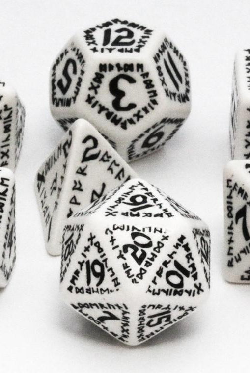 Runic Dice White