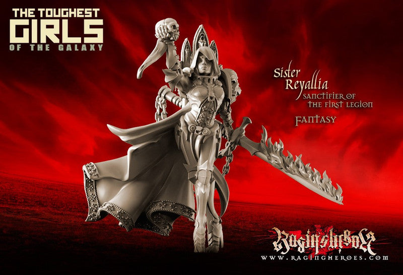 Raging Heroes Miniatures (Reyallia, Sanctifier of the First Legion)