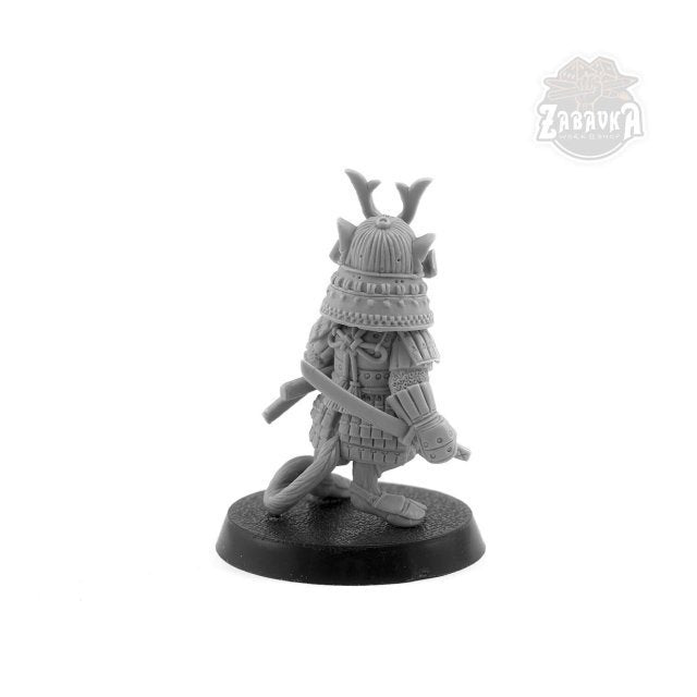 Catfolk Samurai Miniature