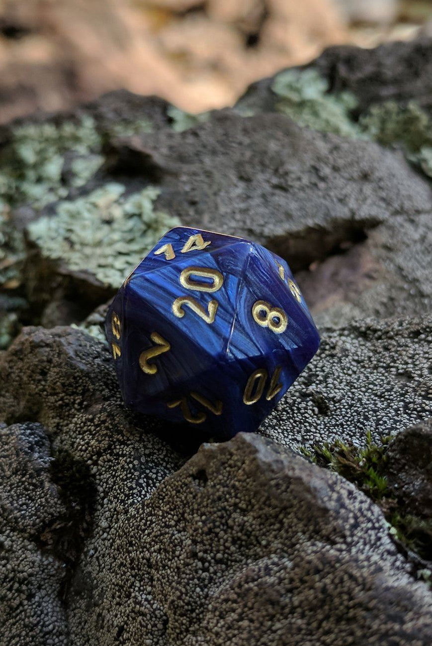 D&D D20 Blue