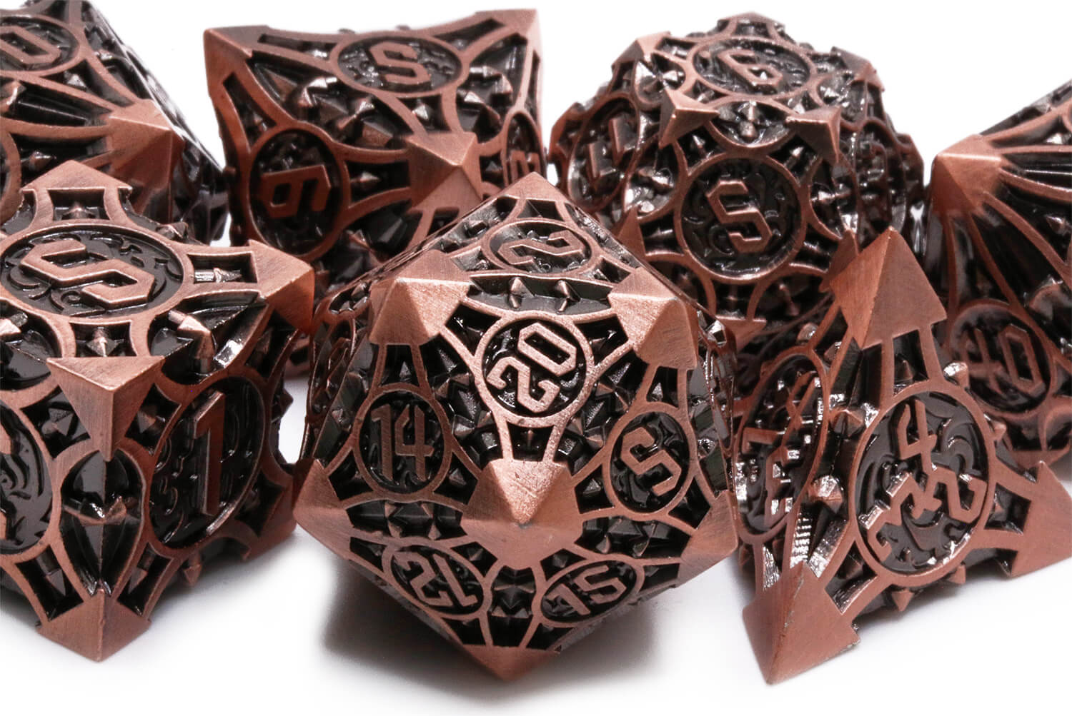 Scorpion Metal Dice Antique Copper 1