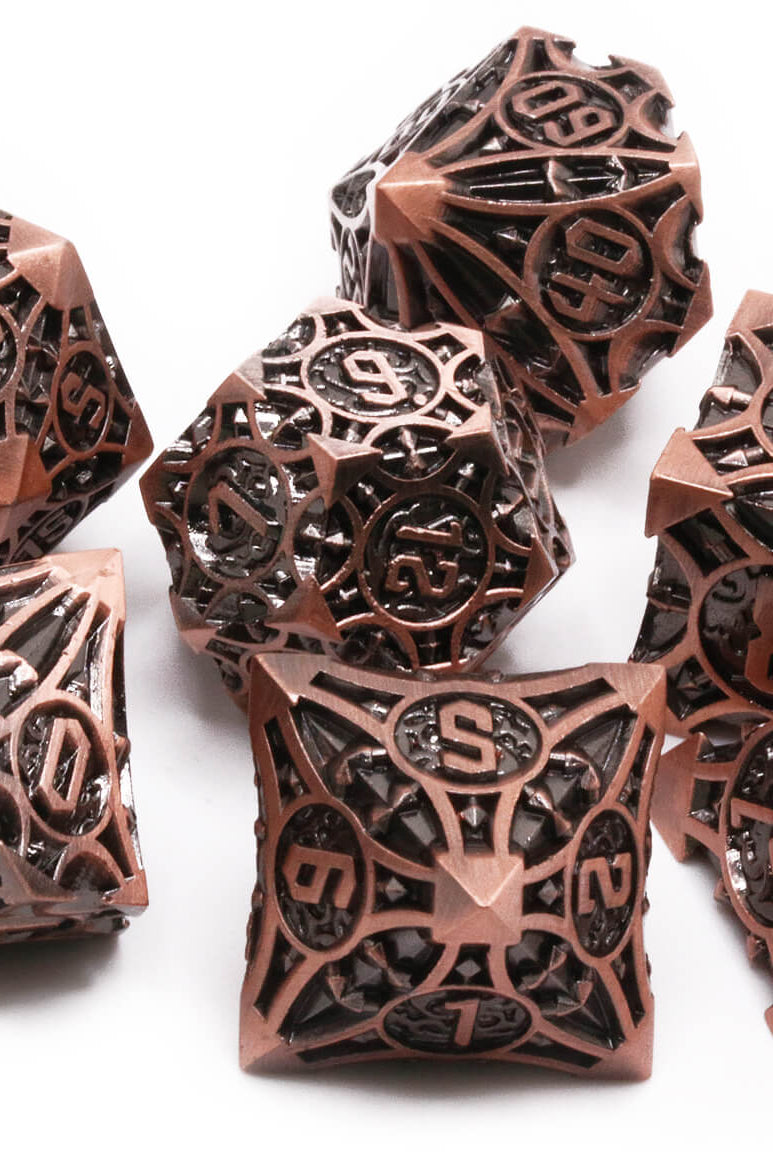 Scorpion Metal Dice Antique Copper 2