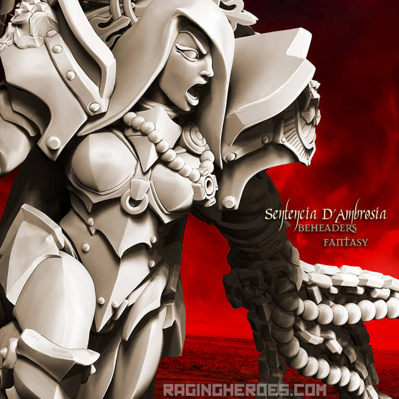 Raging Heroes Miniatures TTRPG Model Sentencia