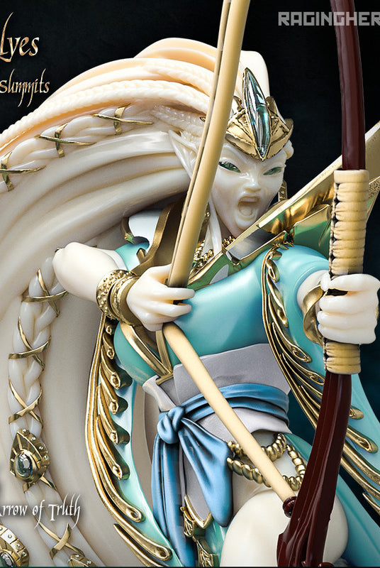 Raging Heroes Miniatures High Elf Closeup