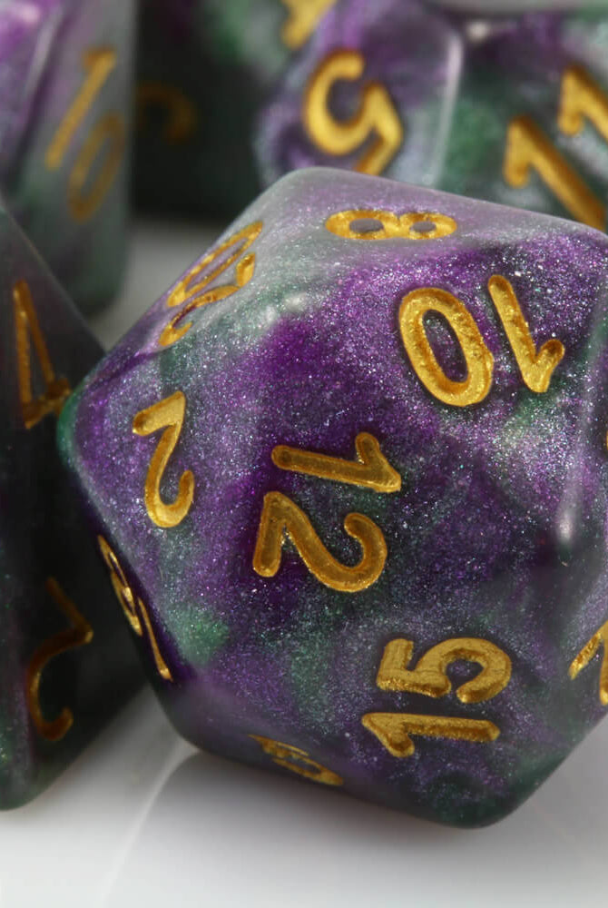 d20 shadowstone dice