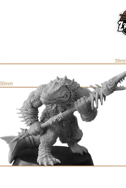 Lizardfolk DnD Miniature