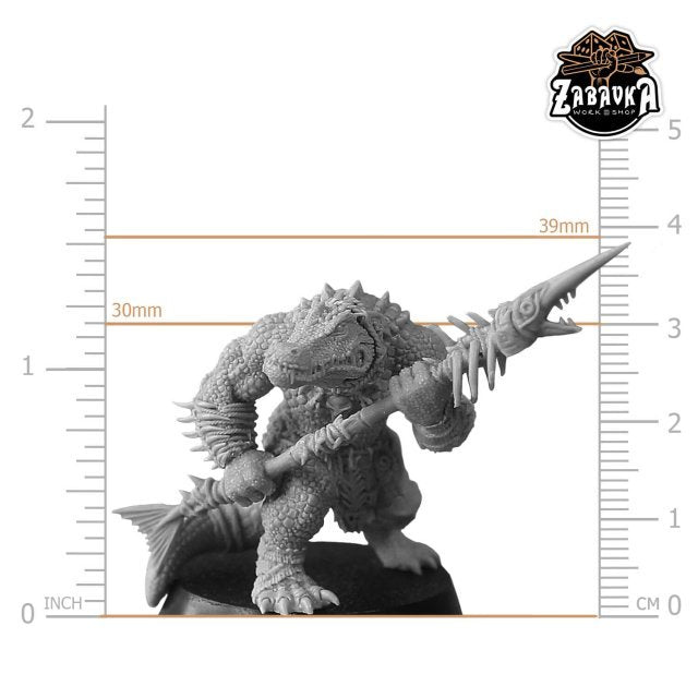 Lizardfolk DnD Miniature