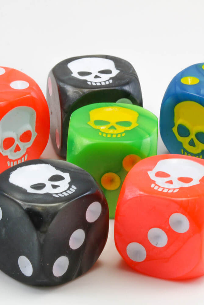Skull d6 dice