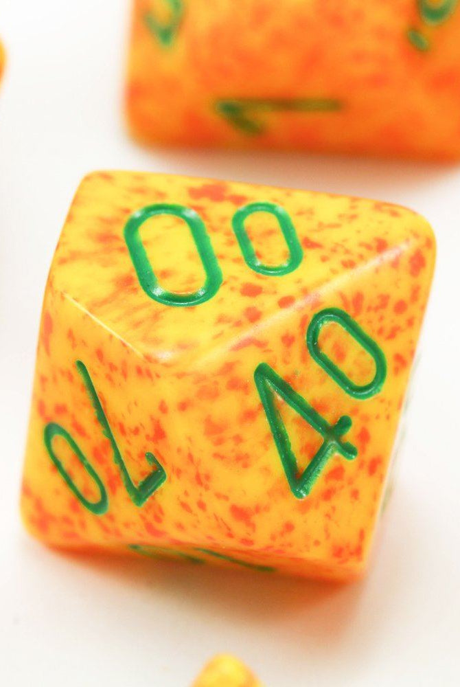 RPG Dice Speckled Lotus