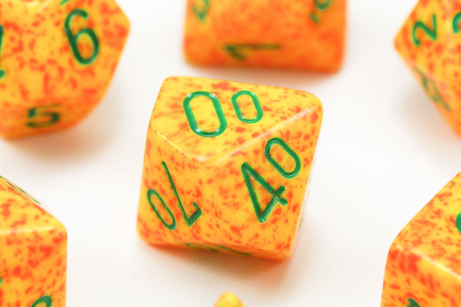 RPG Dice Speckled Lotus
