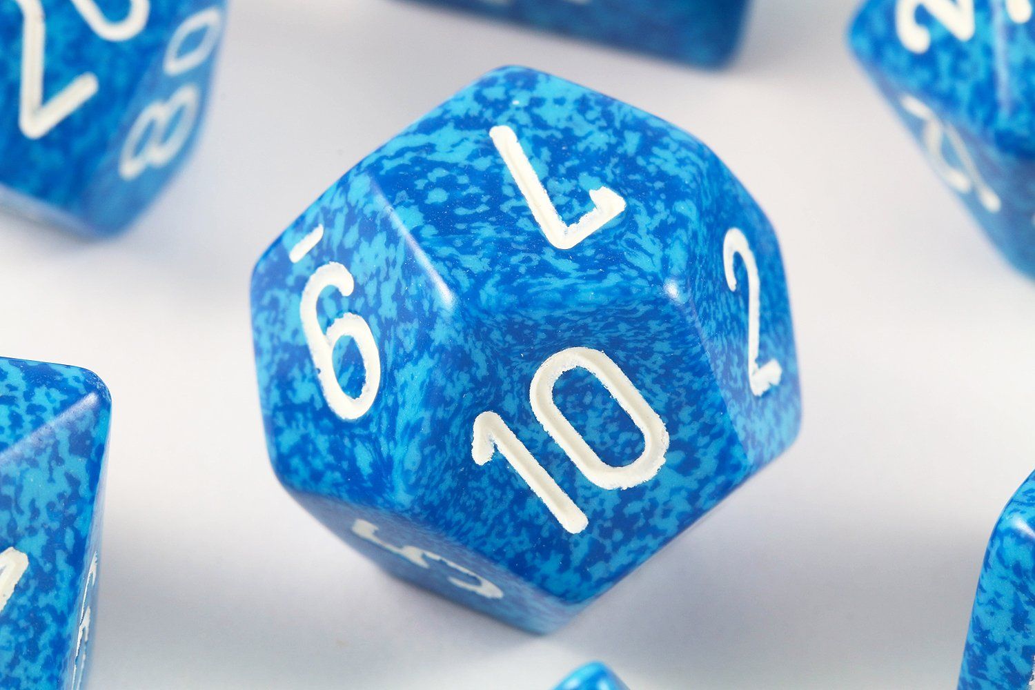 RPG Dice Speckled Water