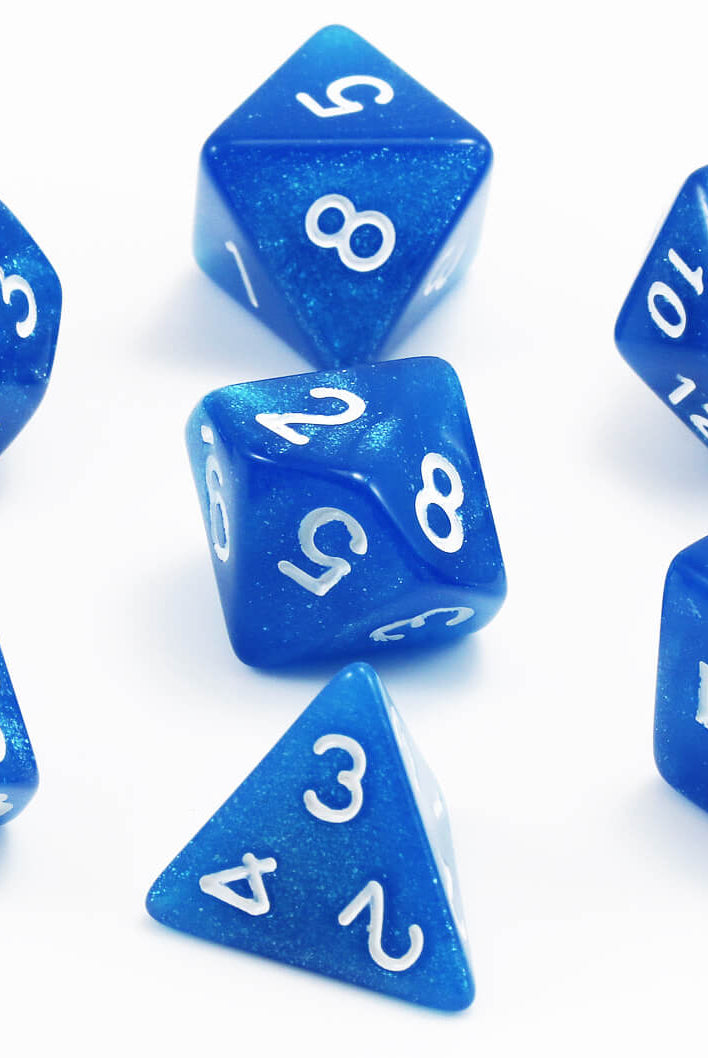 Blue D&D Spectral Dice
