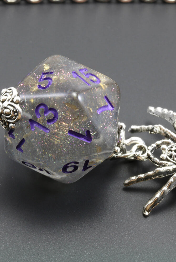 Spider D20 Necklace 3