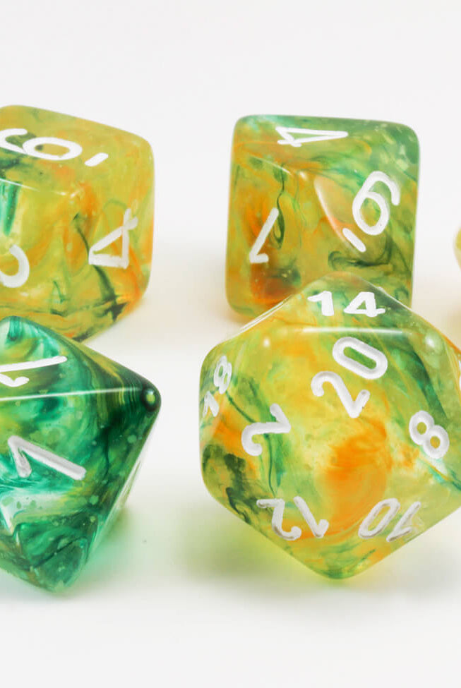 Chessex Luminary Spring Dice