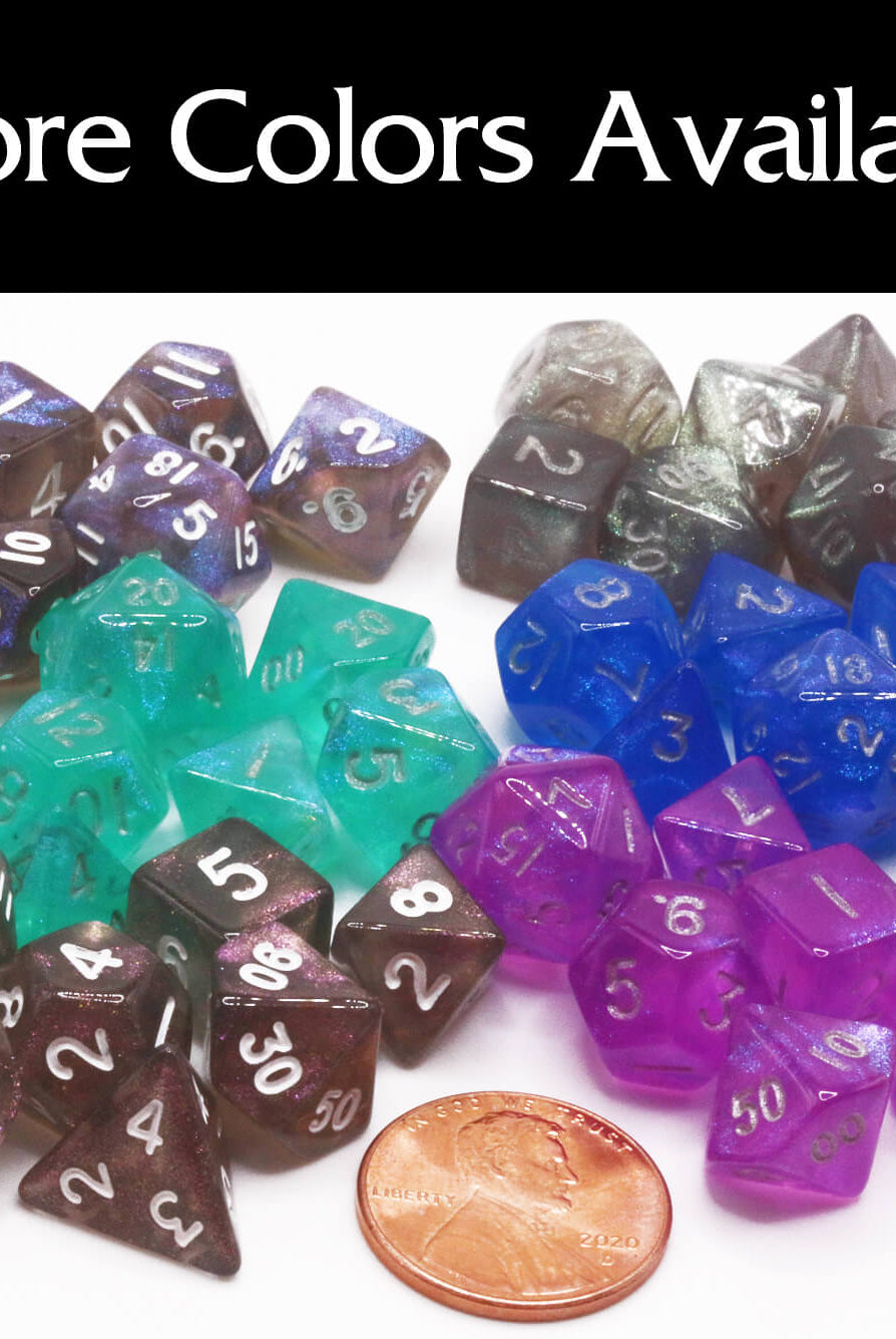 Stardust Mini DnD Dice