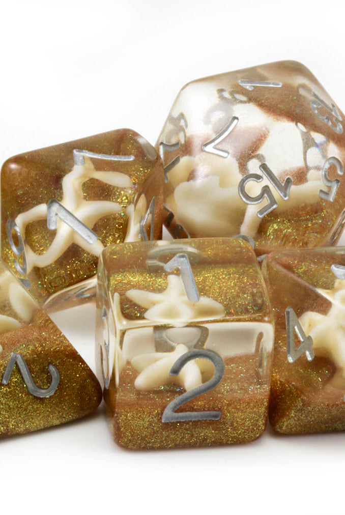 Gold Starfish Dice 2
