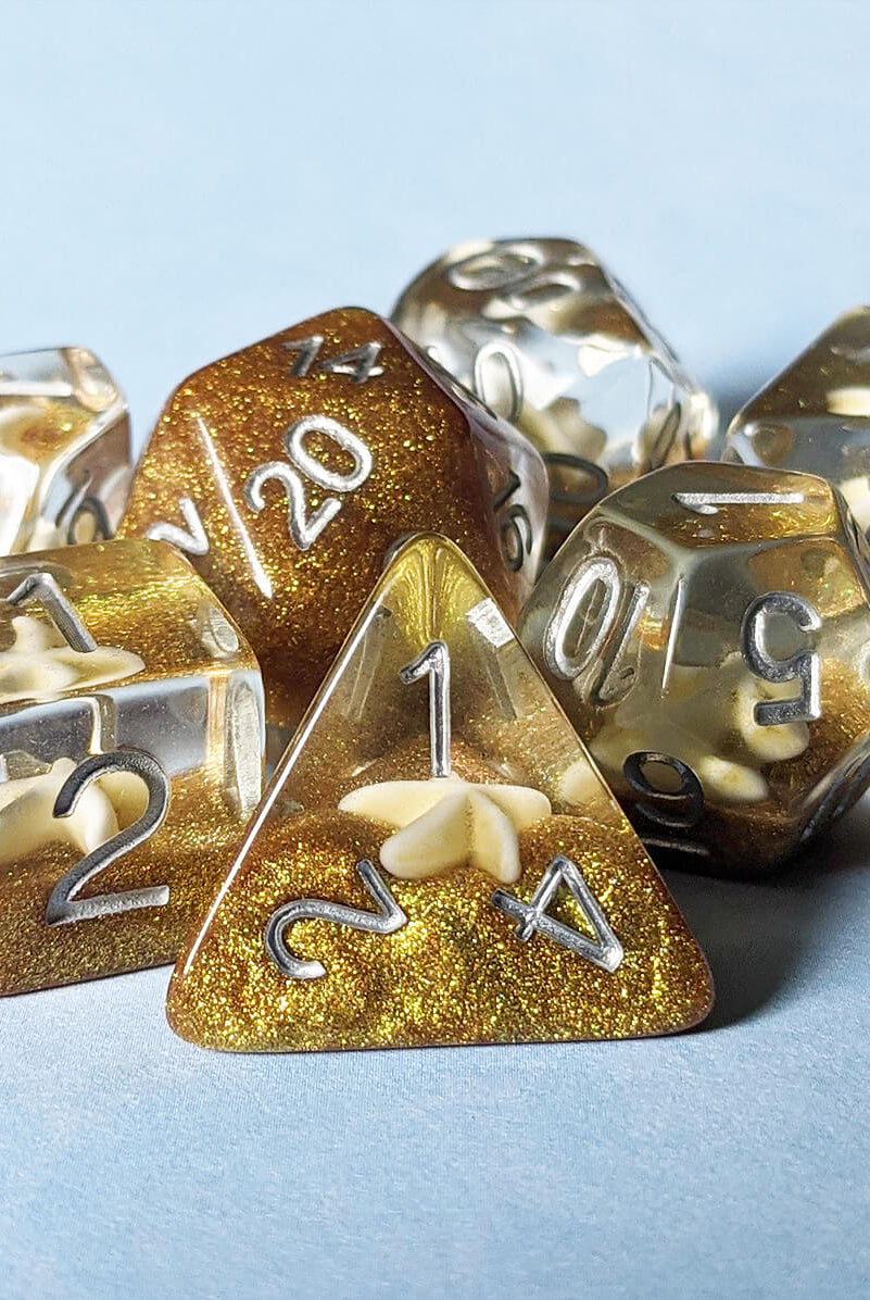 Gold Starfish Dice