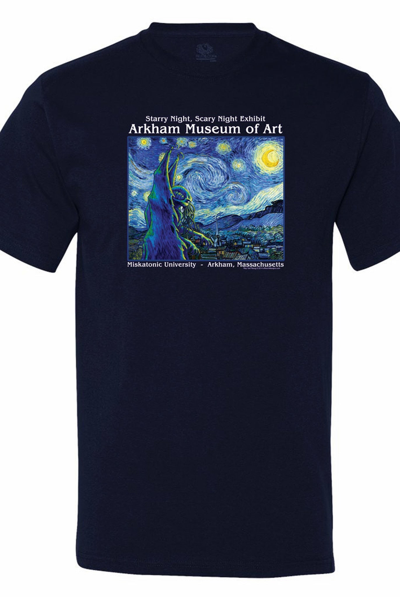 Starry Night Cthulhu T-Shirt 2