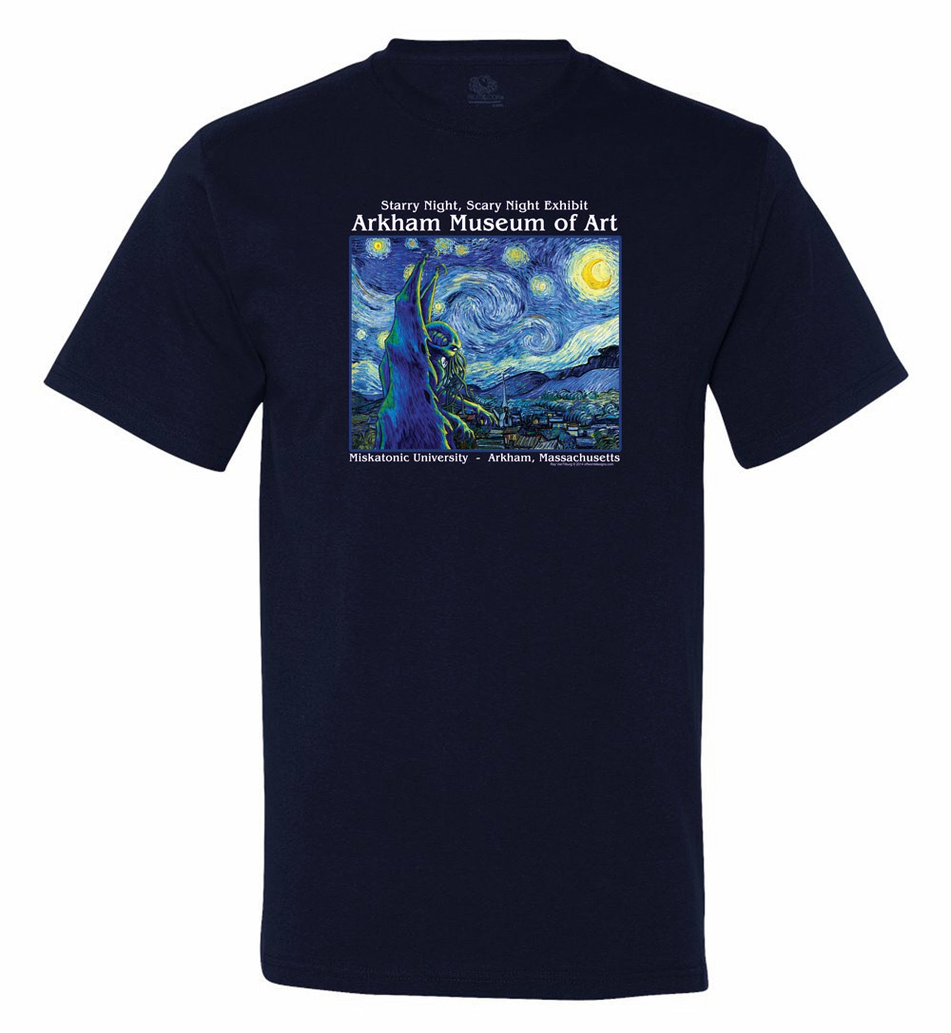 Starry Night Cthulhu T-Shirt 2