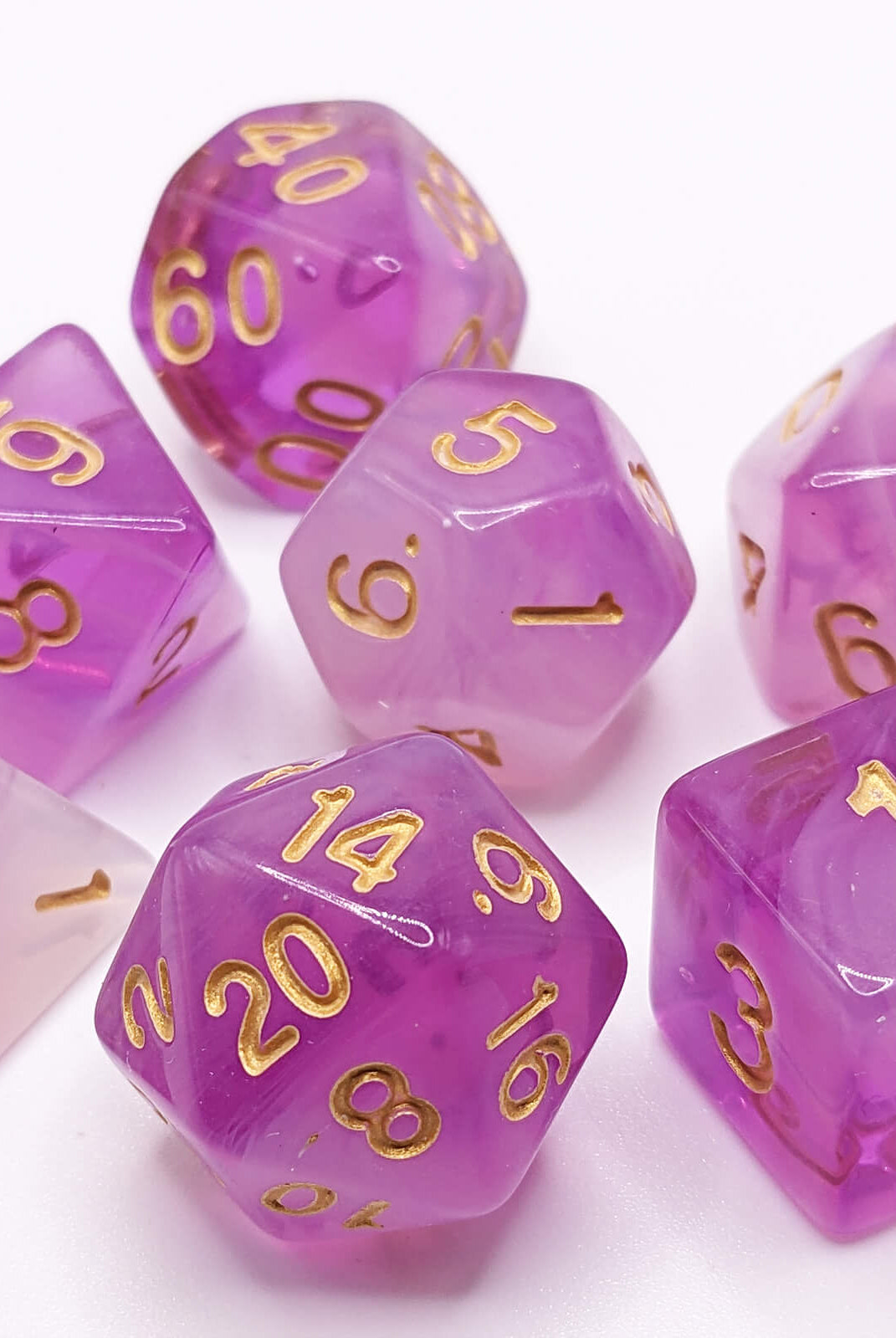 Stormfront purple power dice for dnd games