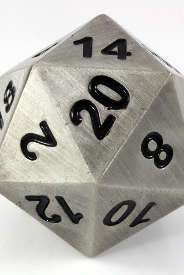 Boulder d20 Aged Mithril