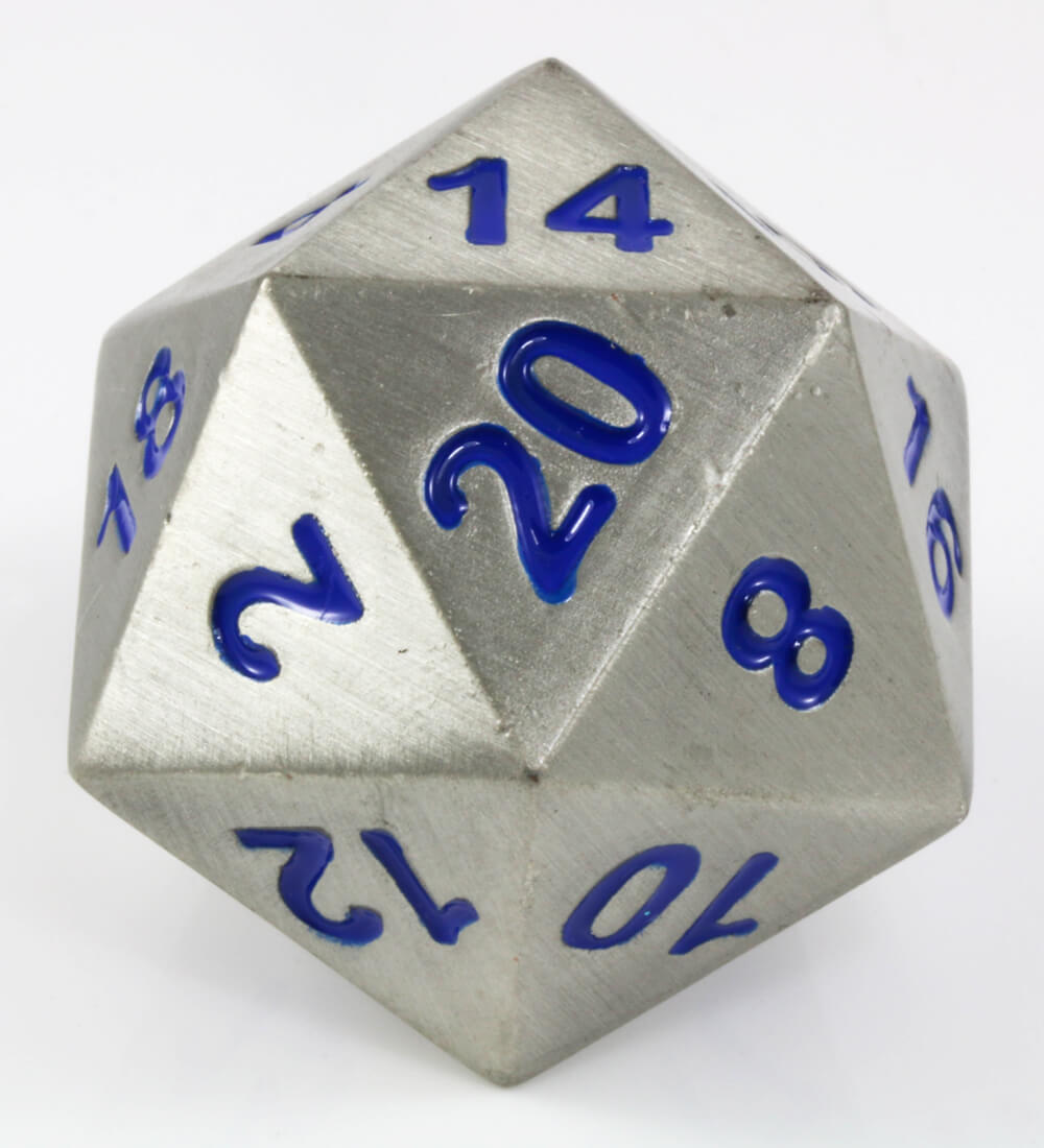 Boulder d20 Atomic Metal