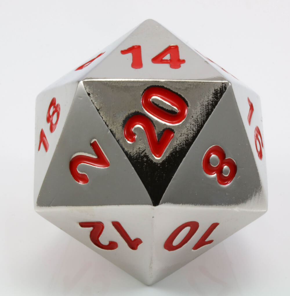 Boulder d20 Lycanthrope Silver