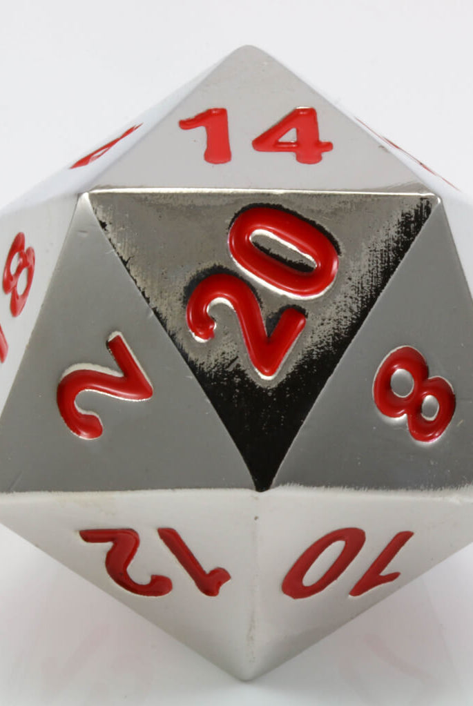 Boulder d20 Lycanthrope Silver