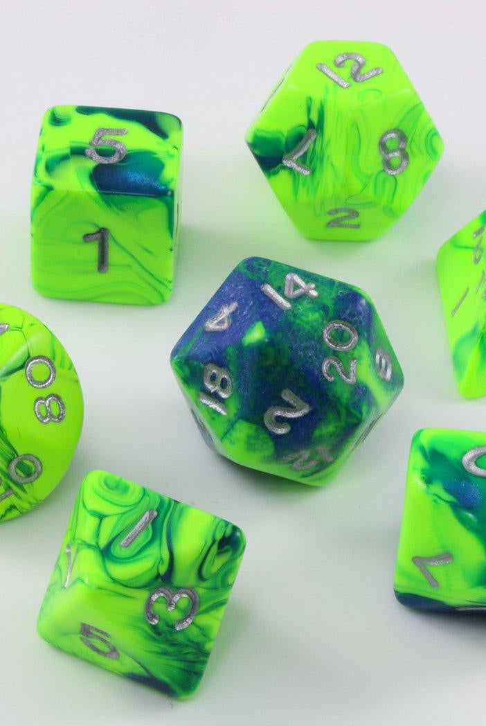 D&D Toxic Dice Green Blue