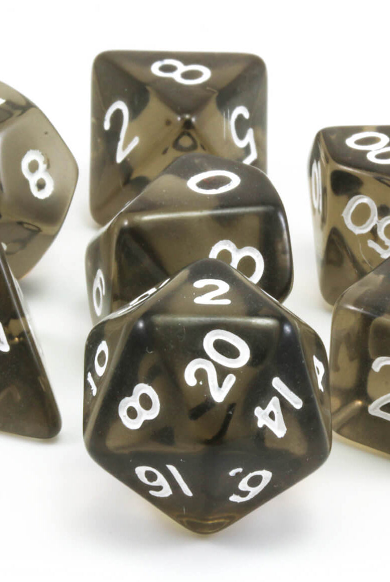 Translucent Black Dice