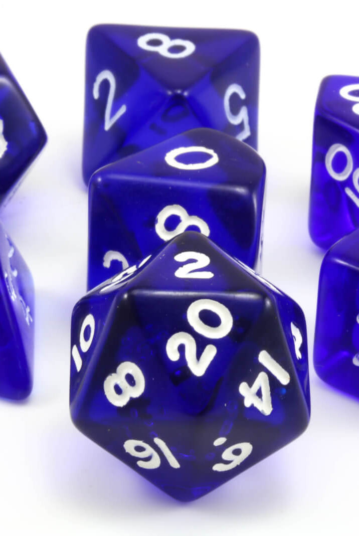 Translucent Blue Dice