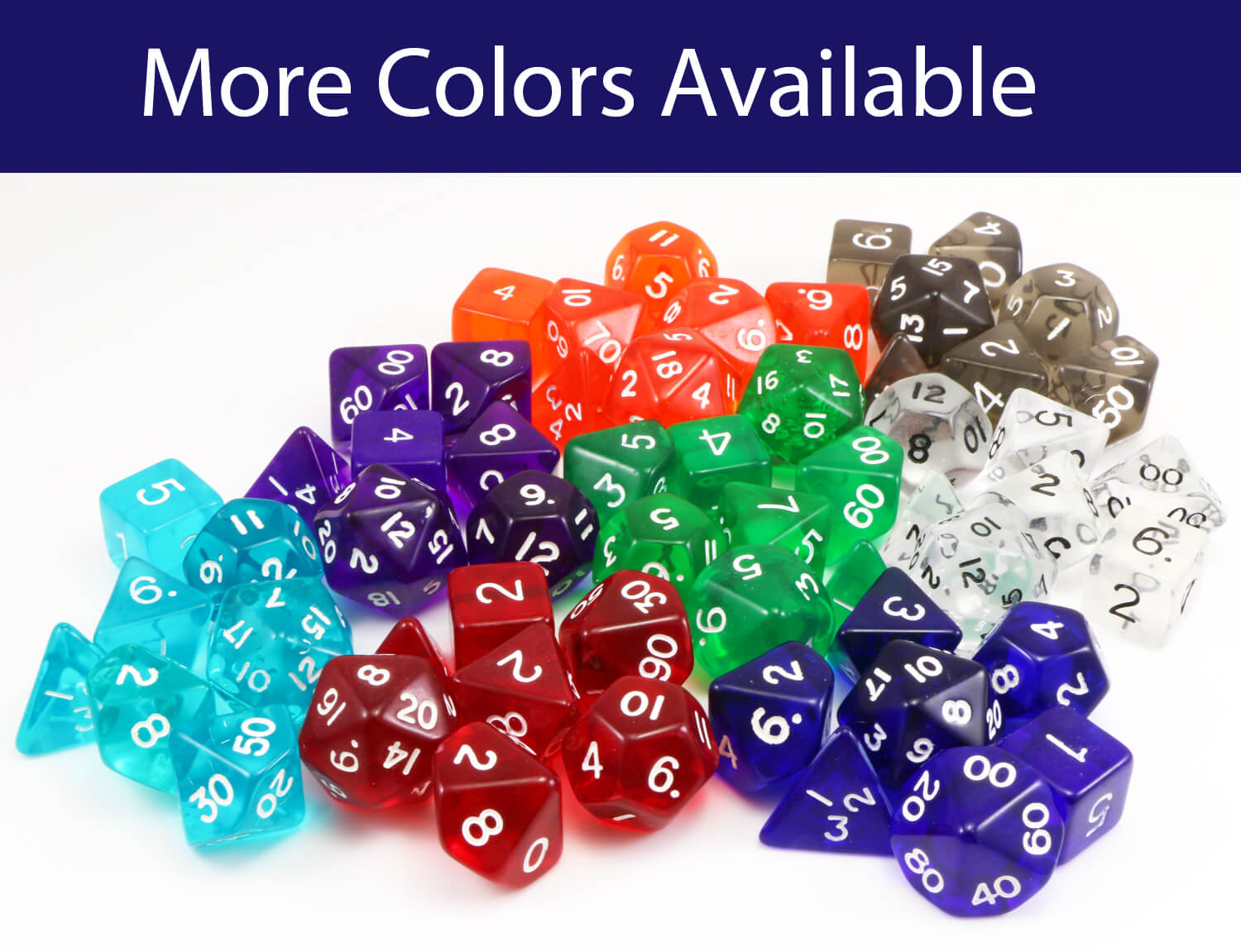 DnD Translucent Dice