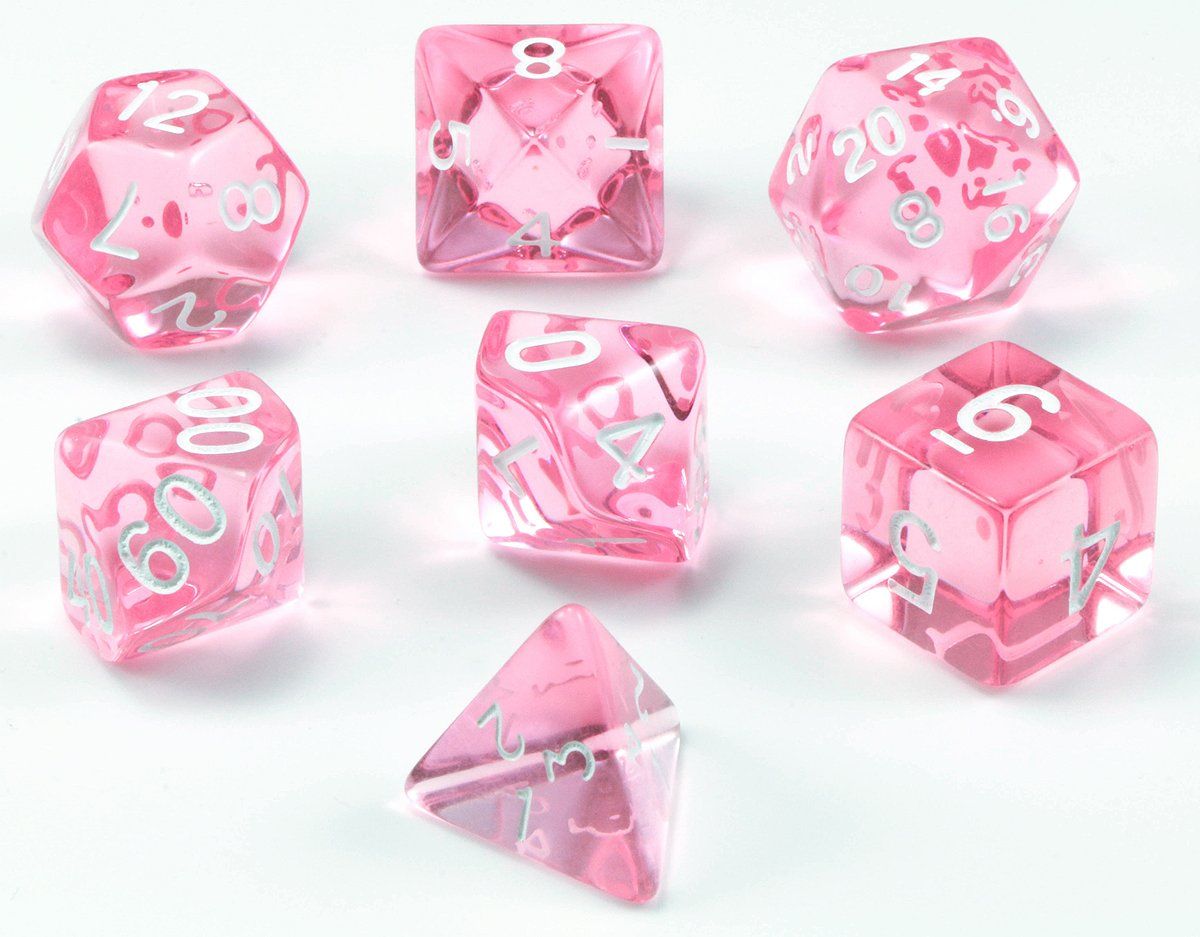 Pink D&D Dice