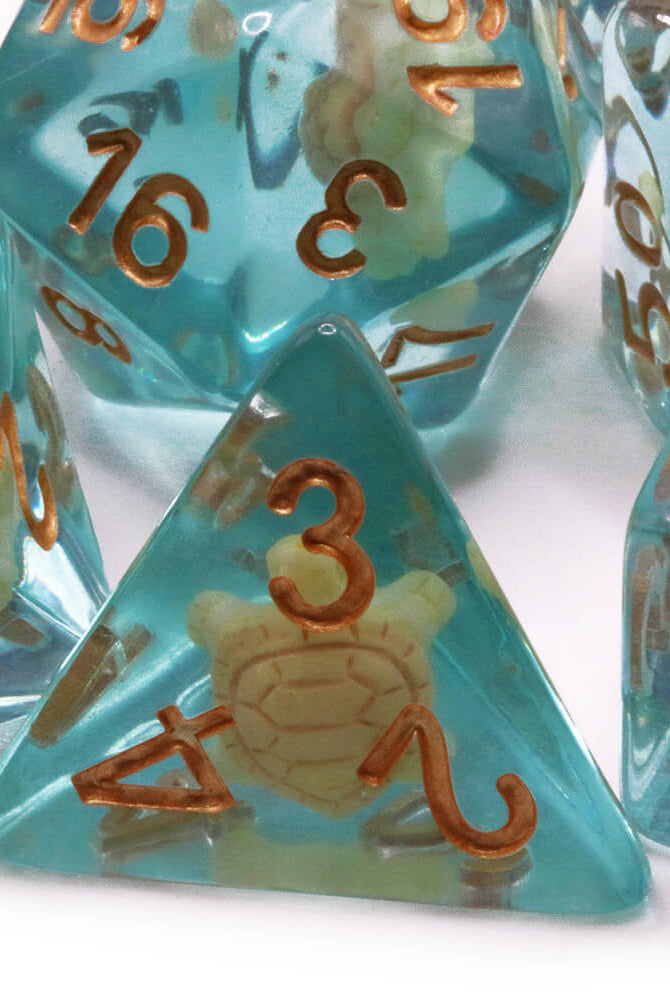 Turtle DnD dice