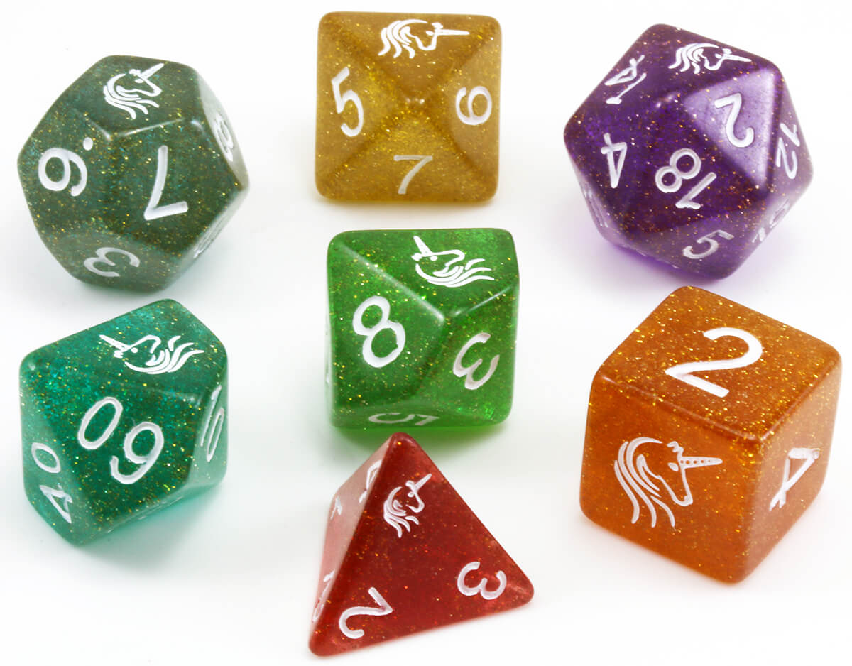 Unicorn Rainbow Dice