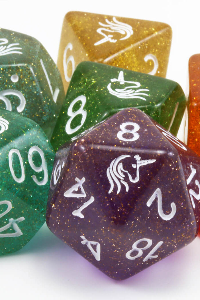 Unicorn Rainbow Dice 3
