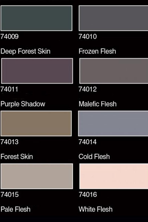 Vallejo Paint Colors