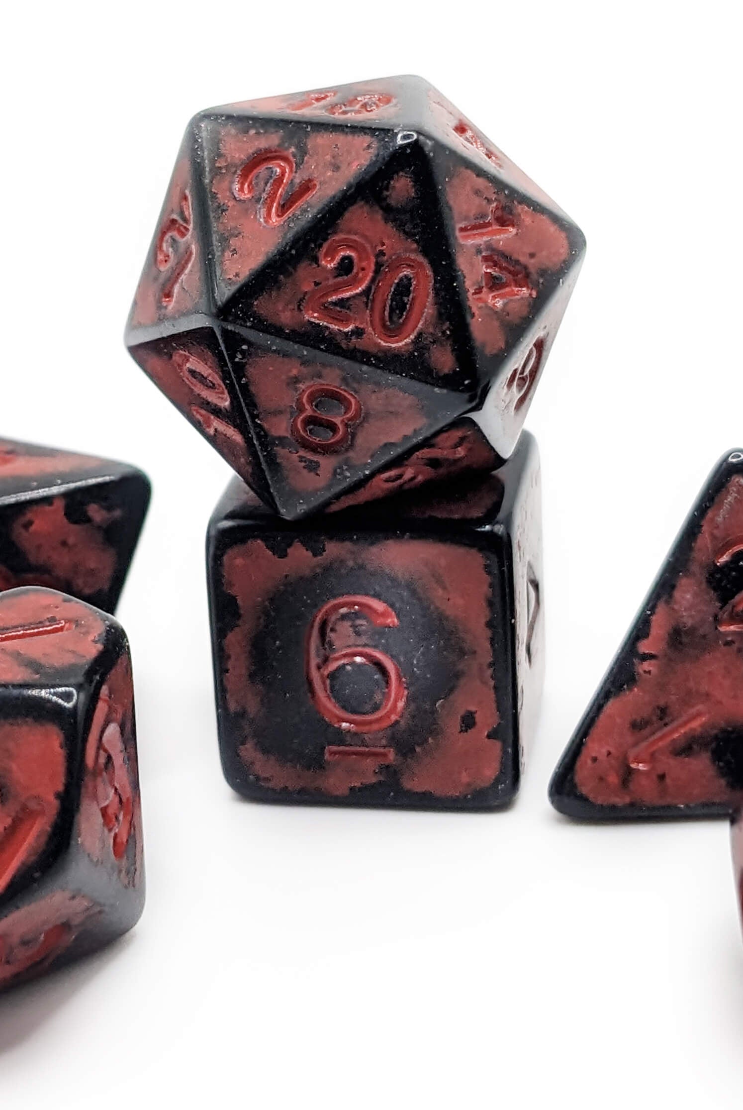 Vampires curse d20 dice for tabletop roleplaying games