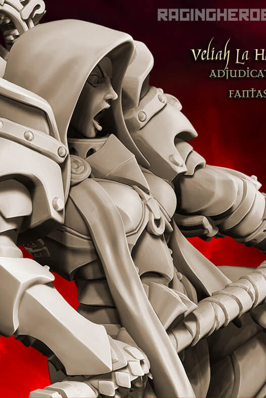 Raging Heroes Miniatures Closeup of Model