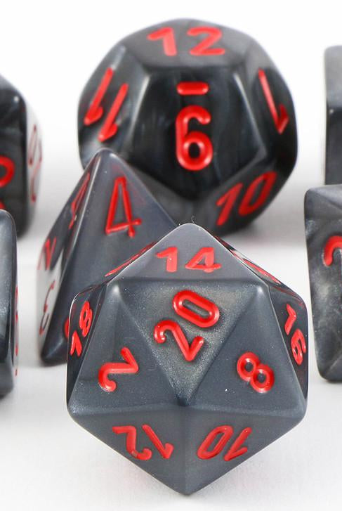 Velvet RPG Dice Black
