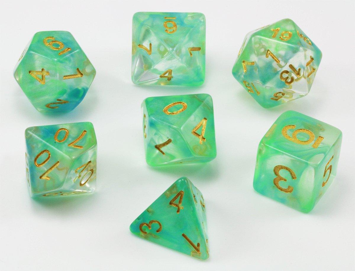Venom Dice Green and Blue