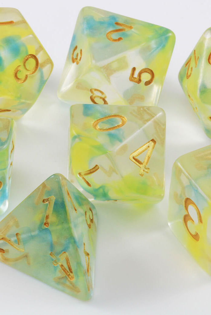 Venom Dice Mix Yellow And Blue