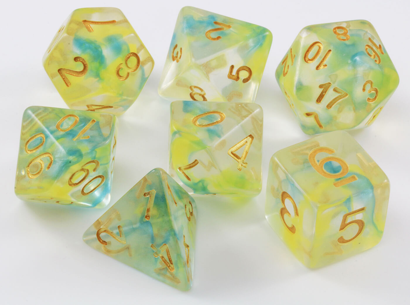 Venom Dice Mix Yellow And Blue