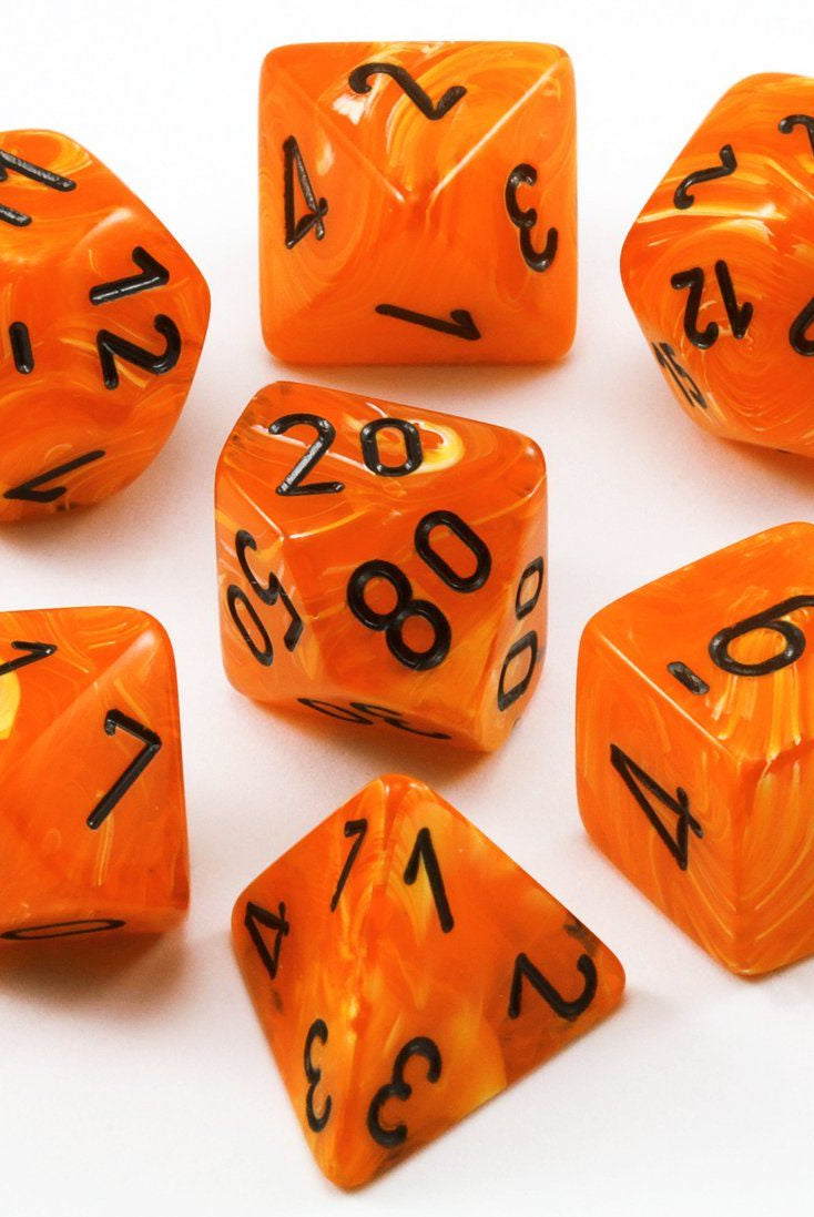 Vortex Dice Orange D&D Set