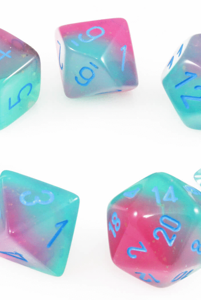 Chessex Lab Dice III Gel Pink