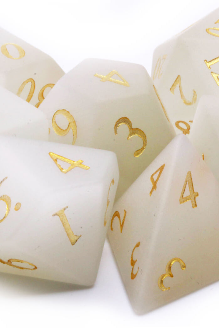 White Cats Eye Dice 2