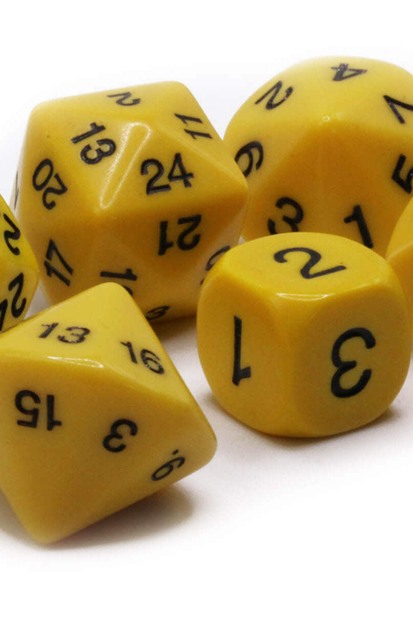 Who Knew Dice Yellow