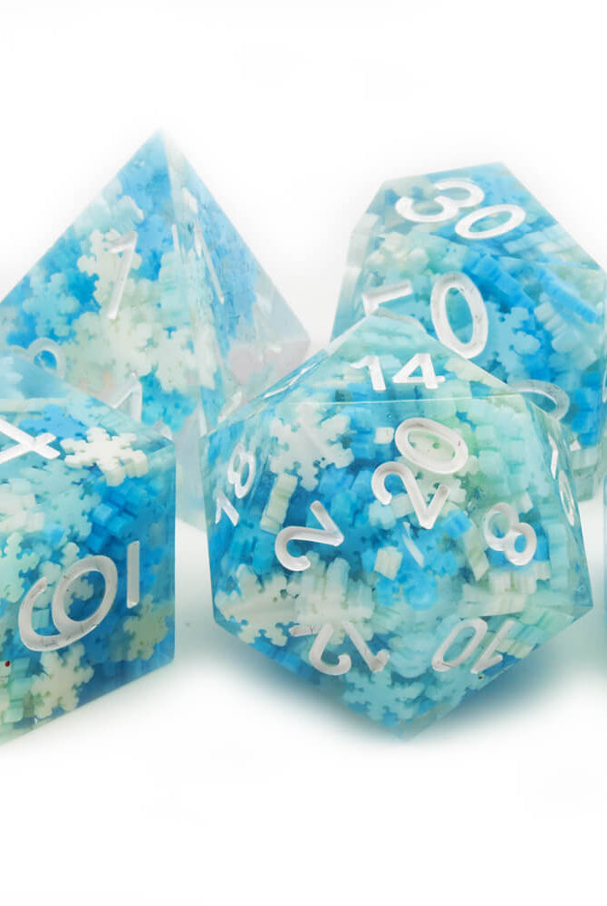 Snowflake Dice Set