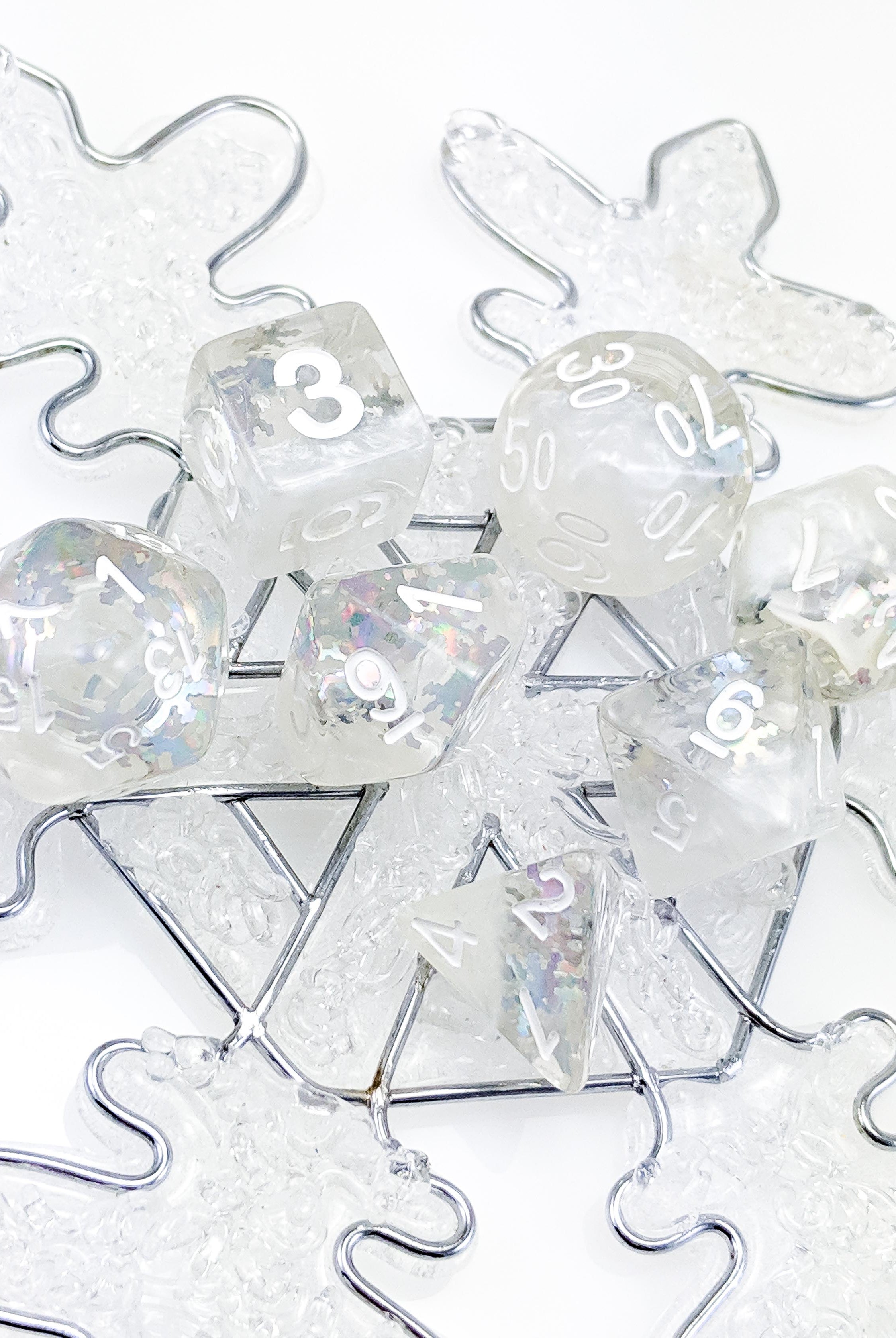 Winter Snow Dice