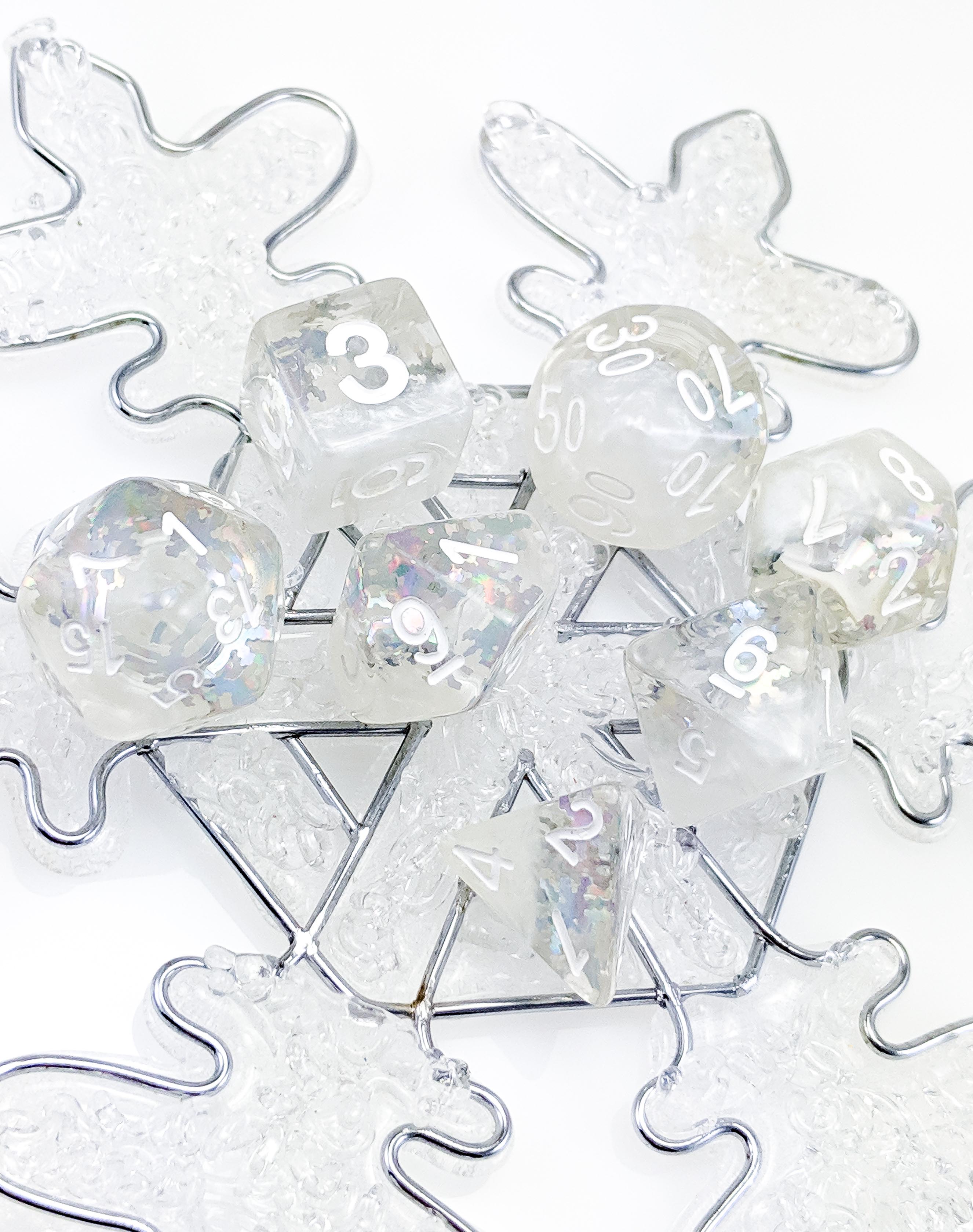 Winter Snow Dice